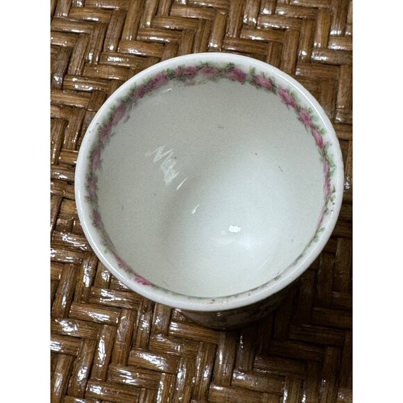 VINTAGE HAVILAND & CO. LIMOGES EGG CUPS FLORAL DESIGN - Picture 5 of 9